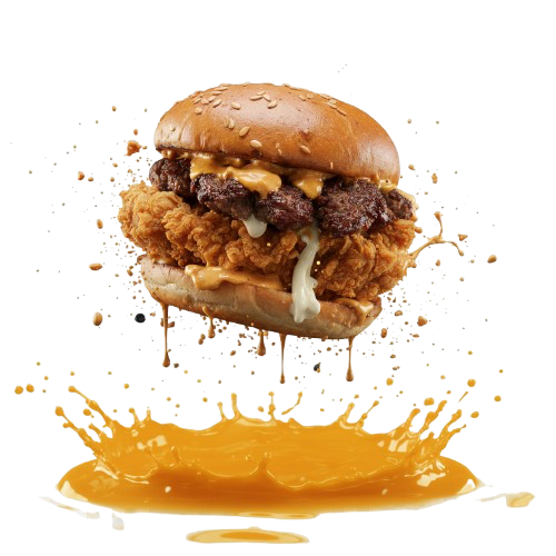 Stackers Dundee smash burger — freshly pressed, crispy-edged street food